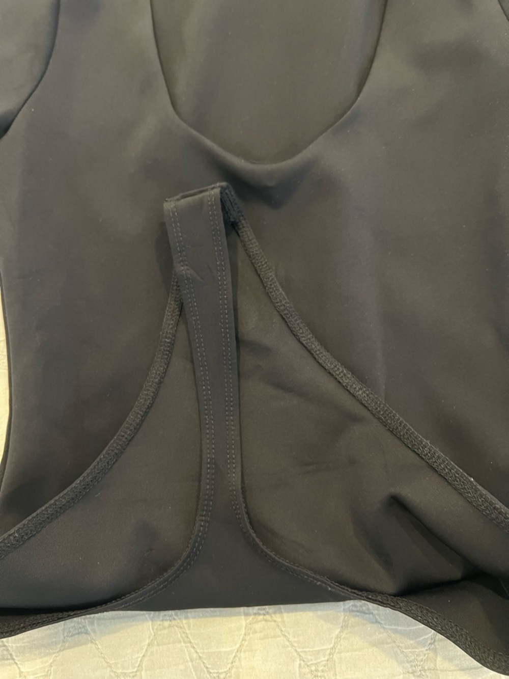 Good American Sculpting Scoop Neck Long-Sleeve Black Bodysuit - Picture 5 of 7